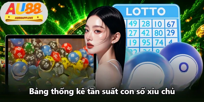 Bảng thống kê tần suất con số xỉu chủ
