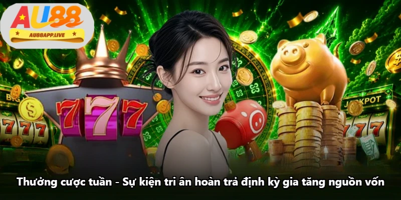 Thưởng Cược Tuần - Sự Kiện Tri Ân Hoàn Trả Định Kỳ Gia Tăng Nguồn Vốn